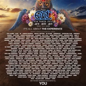 EDC Las Vegas 2015 Lineup poster image