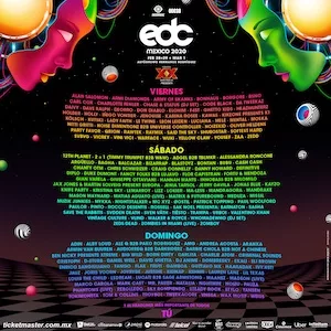 EDC Mexico 2020 Lineup poster image