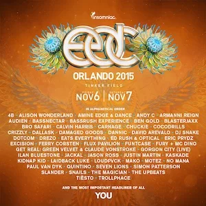EDC Orlando 2015 Lineup poster image