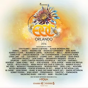 EDC Orlando 2016 Lineup poster image