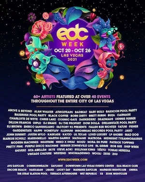 EDC Week 2021 Lineup poster image