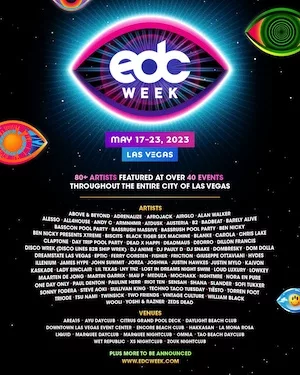 EDC Week 2023 Lineup poster image