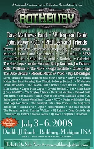 Electric Forest 2008 Lineup poster image