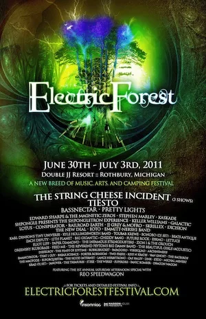 Electric Forest 2011 Lineup poster image
