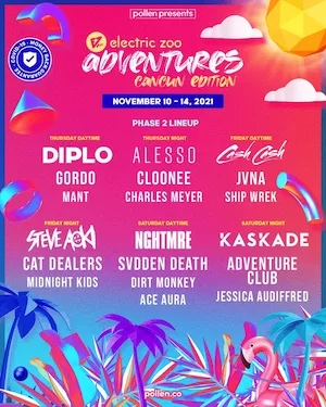 Electric Zoo Adventures: Cancún 2021 Lineup poster image