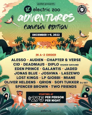 Electric Zoo Adventures: Cancún 2022 Lineup poster image