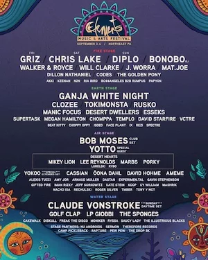 Elements Music & Arts Festival 2021 Lineup poster image