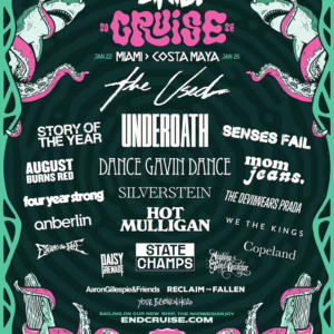 Emo’s Not Dead Cruise 2026 Lineup poster image