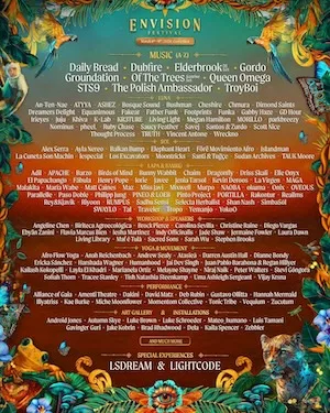 Envision Festival 2024 Lineup poster image