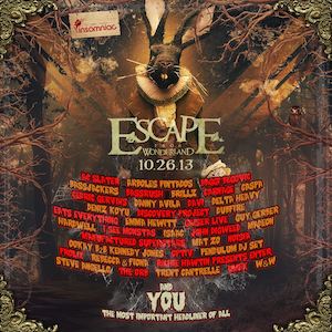 Escape Halloween 2013 Lineup poster image