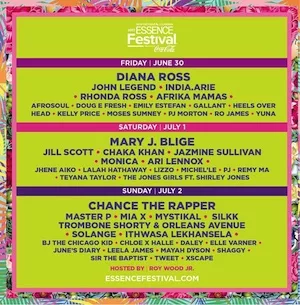 ESSENCE Festival of Culture 2017 Lineup poster image