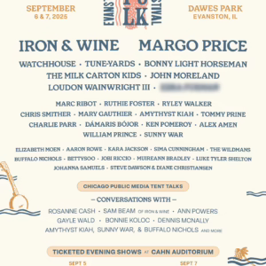 Evanston Folk Festival 2025 Lineup poster image