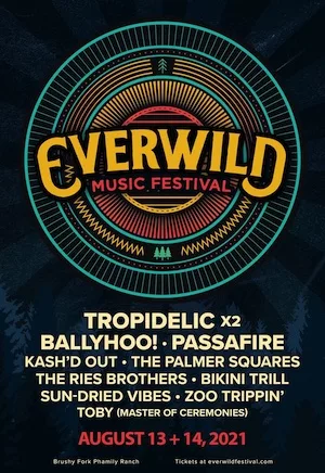 EVERWILD Music Festival 2021 Lineup poster image