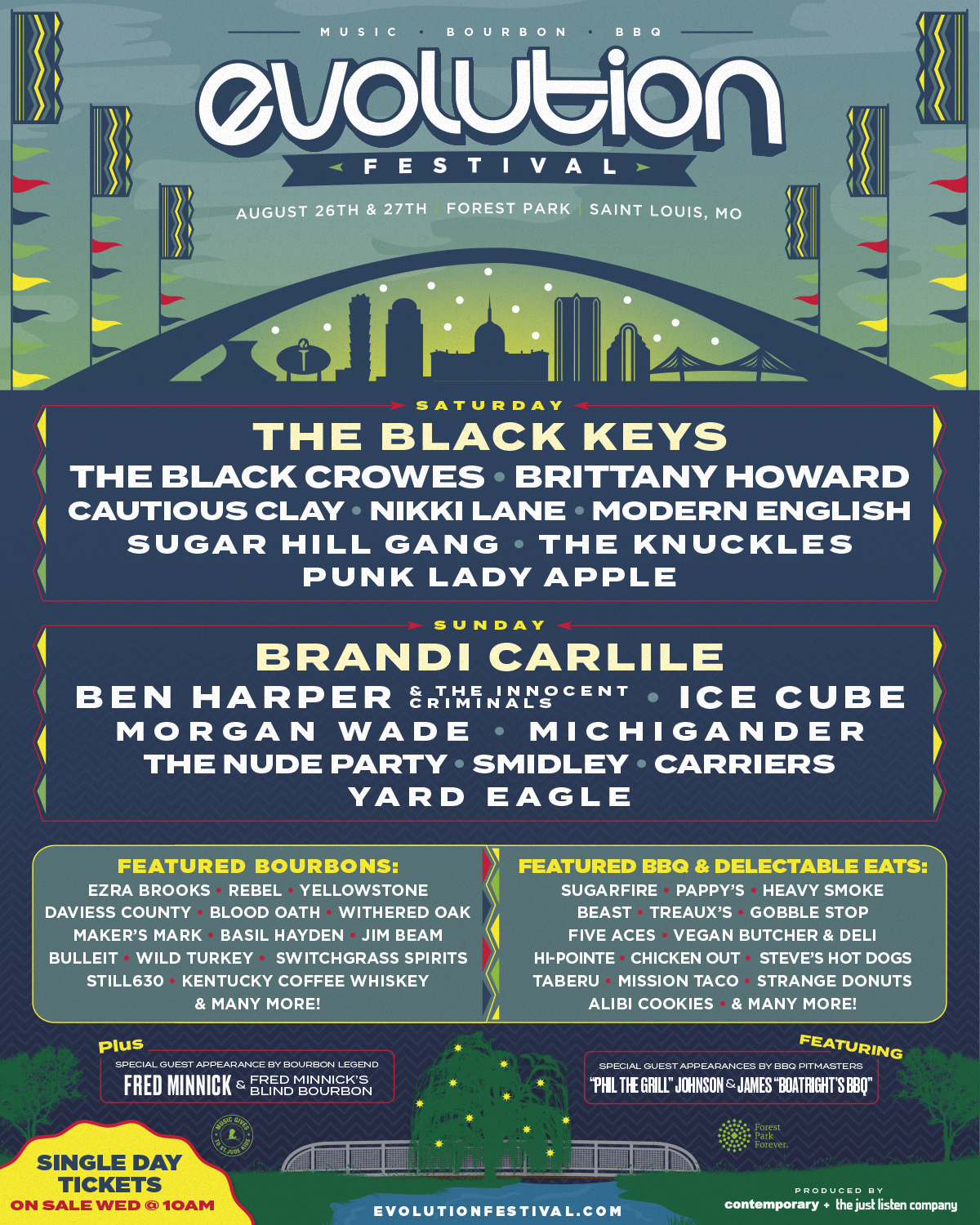 Evolution Music Festival 2023 lineup poster