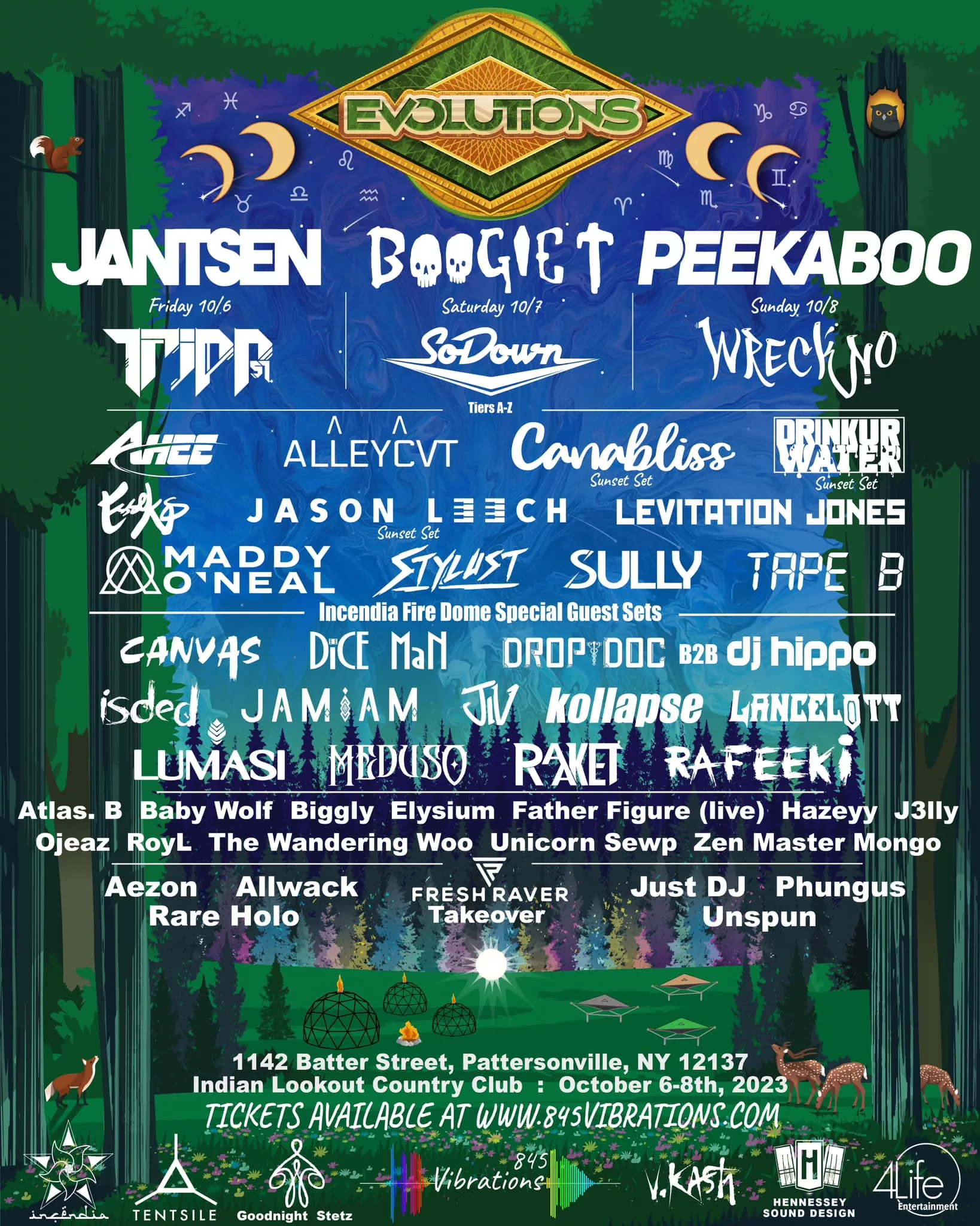 Evolutions Festival 2023 Lineup poster image
