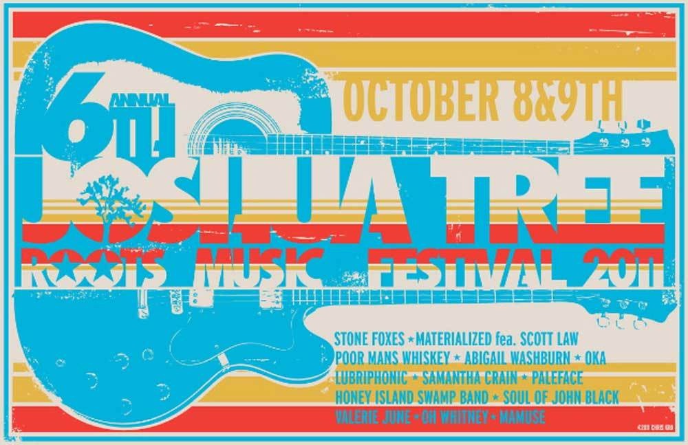 Fall Joshua Tree Music Festival 2011 Lineup poster image