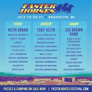 Faster Horses Festival 2019 Lineup poster image