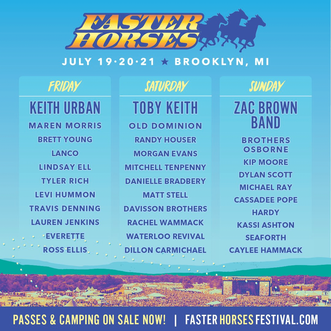 Faster Horses Festival Lineups