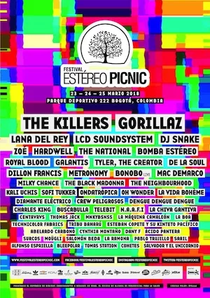 Festival Estéreo Picnic 2018 Lineup poster image