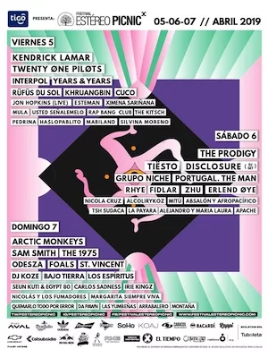 Festival Estéreo Picnic 2019 Lineup poster image