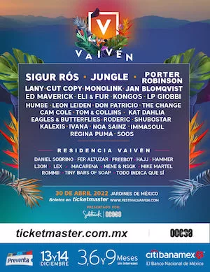 Festival Vaivén 2022 Lineup poster image