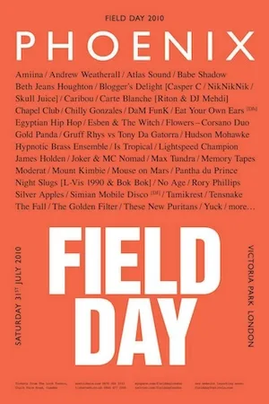 Field Day London 2010 Lineup poster image