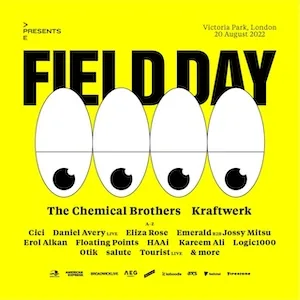 Field Day London 2022 Lineup poster image