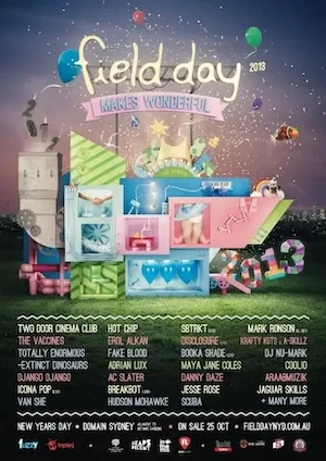 Field Day Sydney 2013 Lineup poster image