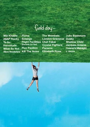 Field Day Sydney 2014 Lineup poster image