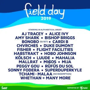 Field Day Sydney 2019 Lineup poster image