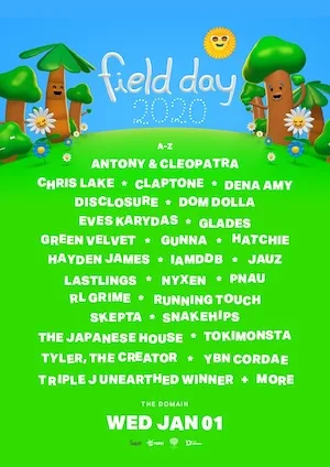 Field Day Sydney 2020 Lineup poster image