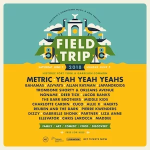 Field Trip Festival 2018 Lineup poster image