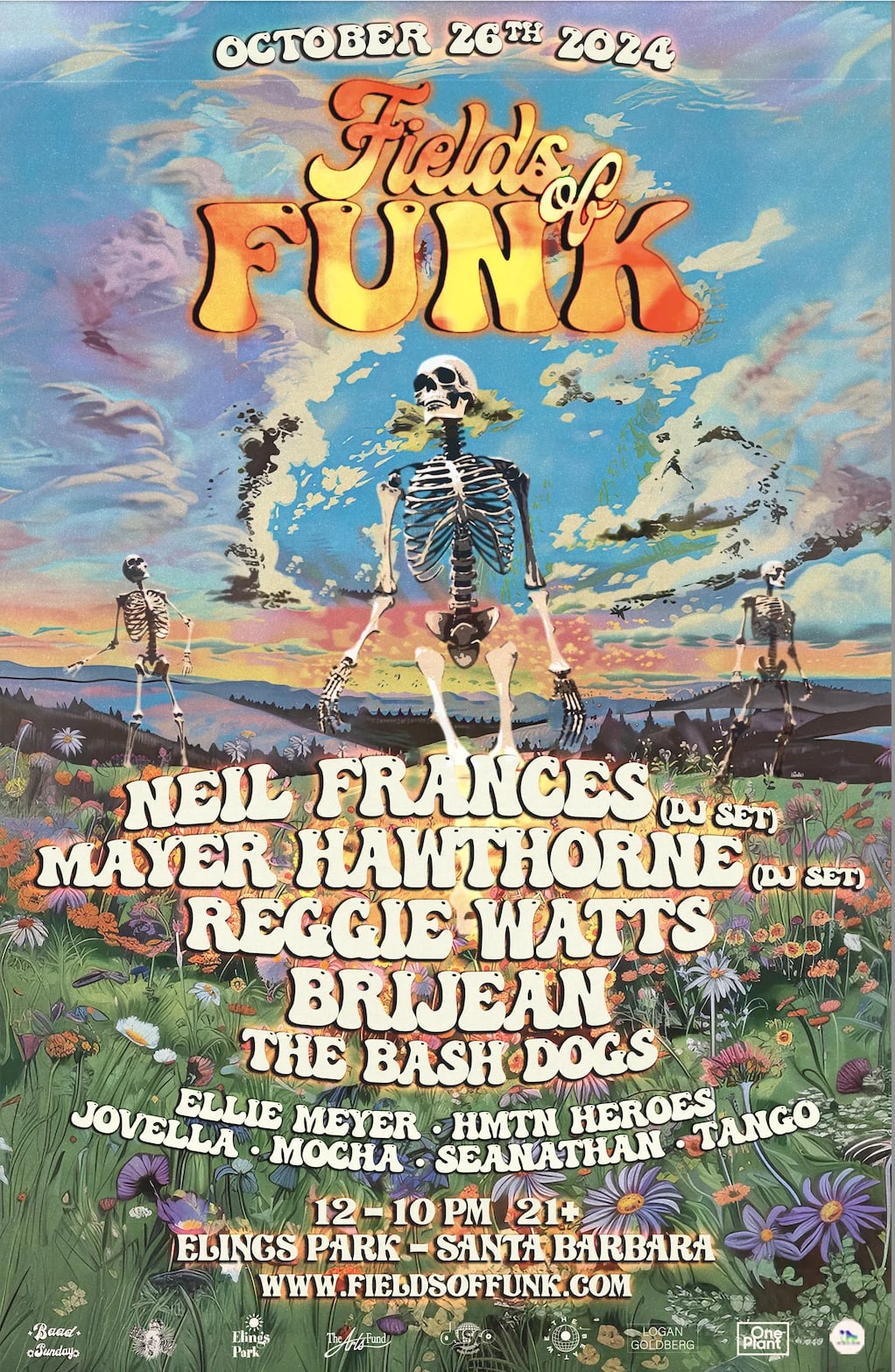 Fields of Funk lineup poster