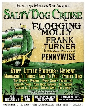 Flogging Molly’s Salty Dog Cruise 2019 Lineup poster image