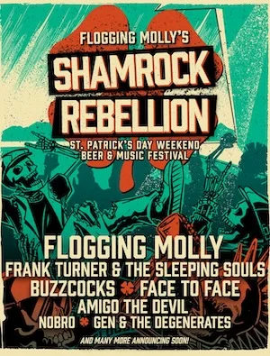 Flogging Molly’s Shamrock Rebellion Silverado 2024 Lineup poster image