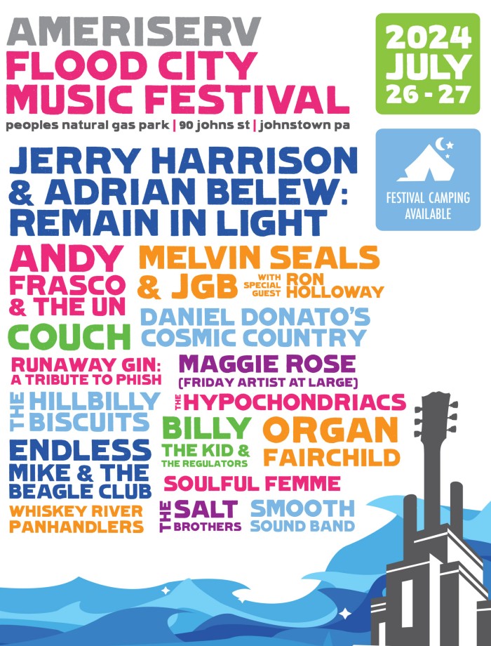 Flood City Music Festival lineup poster