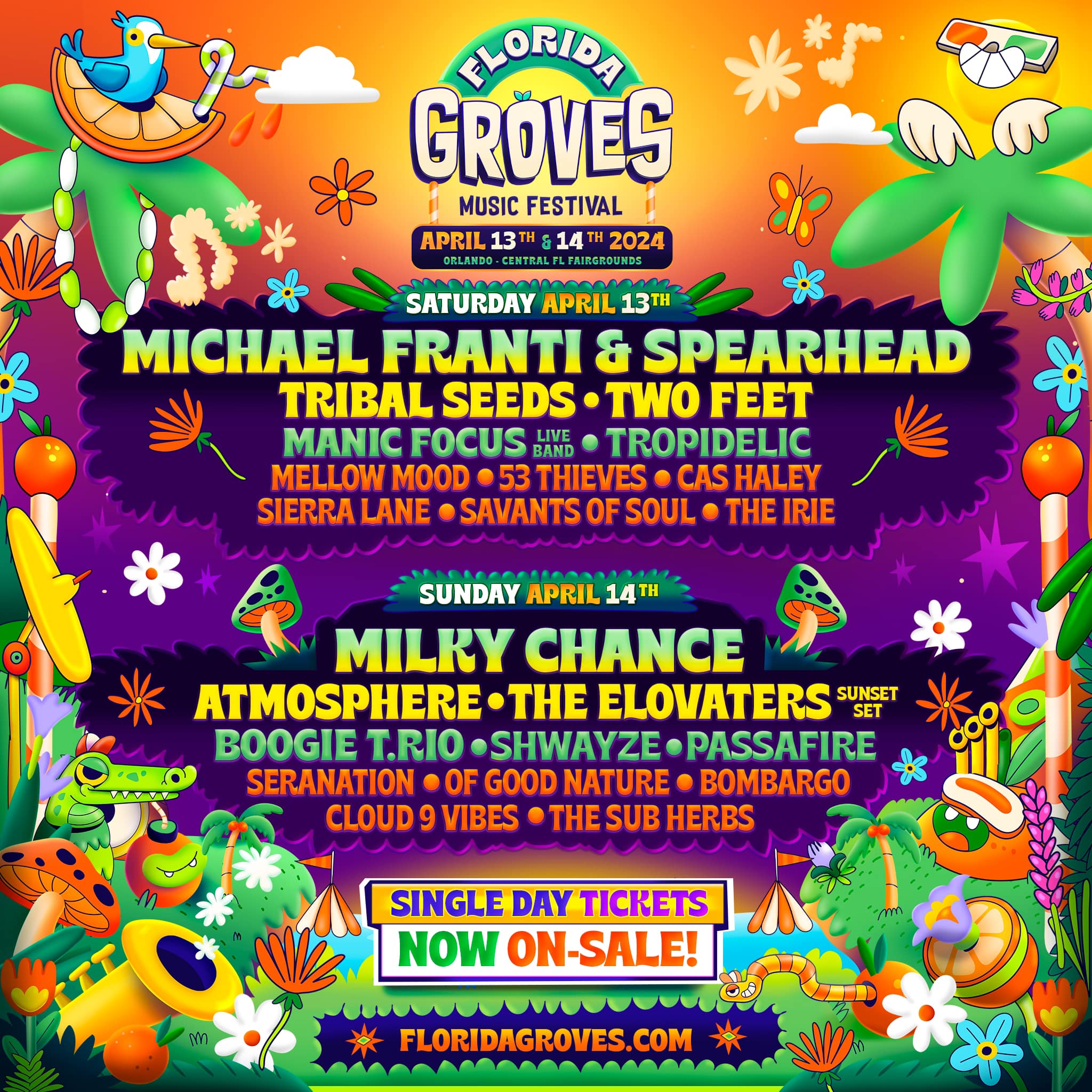 Florida Groves Fest 2024 Lineup Grooveist