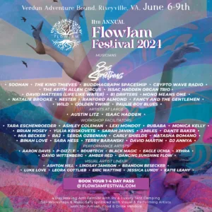 FlowJam Festival 2024 Lineup poster image