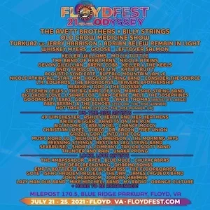 FloydFest 2021 Lineup poster image