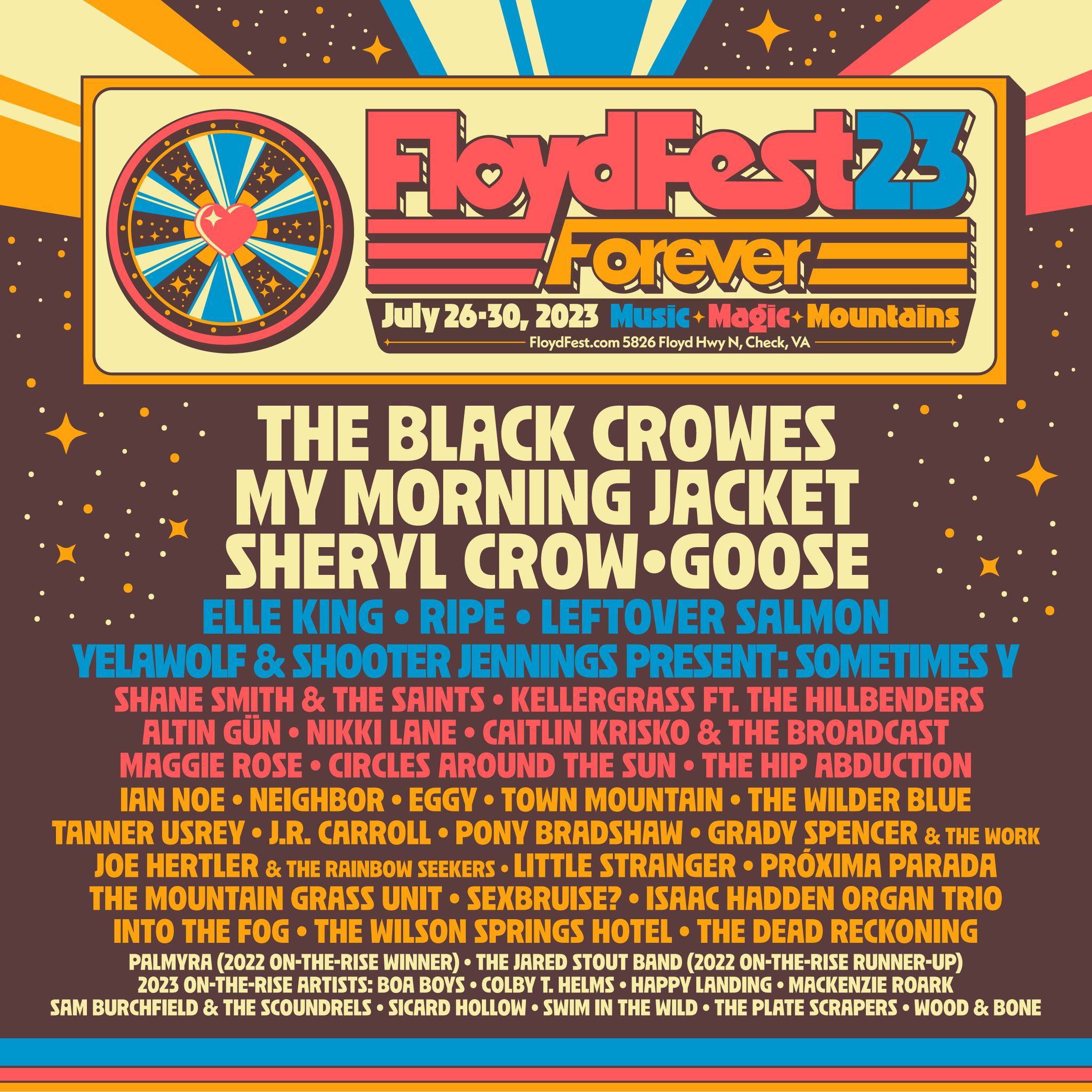 FloydFest 2023 Lineup Grooveist