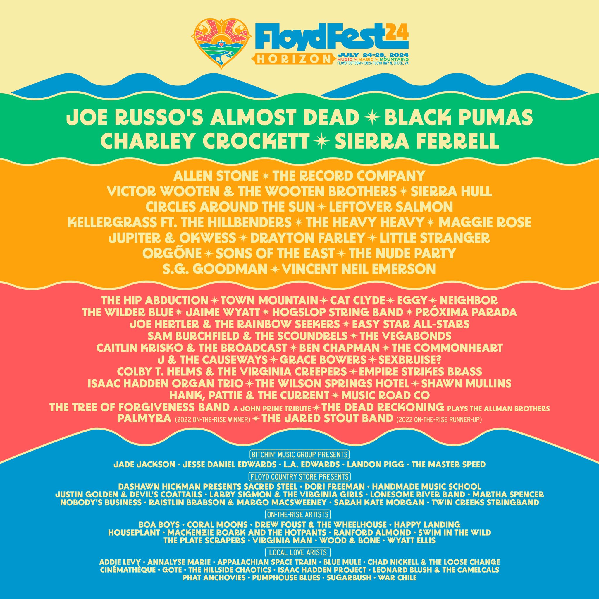 FloydFest lineup poster