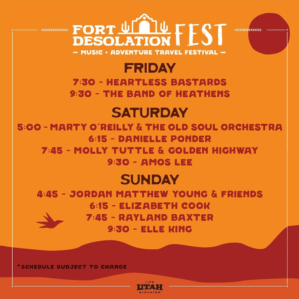 fort desolation fest 2022 daily lineup