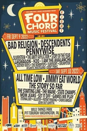 Four Chord Music Festival 2022 Lineup poster image