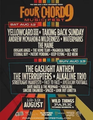 Four Chord Music Festival 2023 Lineup poster image