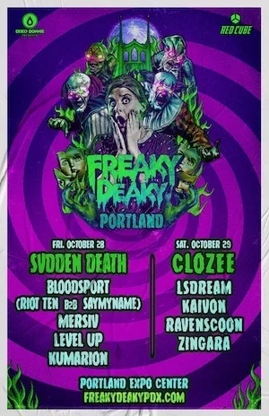 Freaky Deaky Portland 2022 Lineup poster image