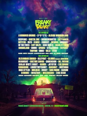 Freaky Deaky Texas 2023 Lineup poster image
