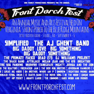 Front Porch Fest 2015 Lineup poster image
