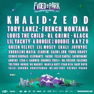 FVDED In The Park 2019 Lineup poster image