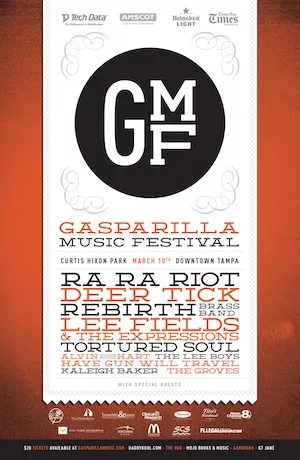 Gasparilla Music Festival 2012 Lineup poster image