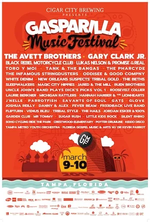 Gasparilla Music Festival 2019 Lineup poster image